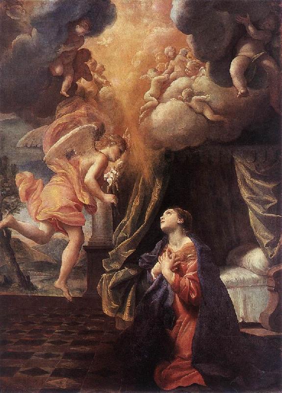 LANFRANCO, Giovanni The Annunciation y oil painting picture